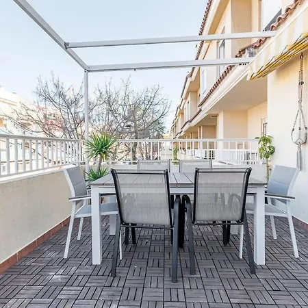 בית נופש Beach, 8 Pax, 4bdr, 3bath, Bbq Sagunto
